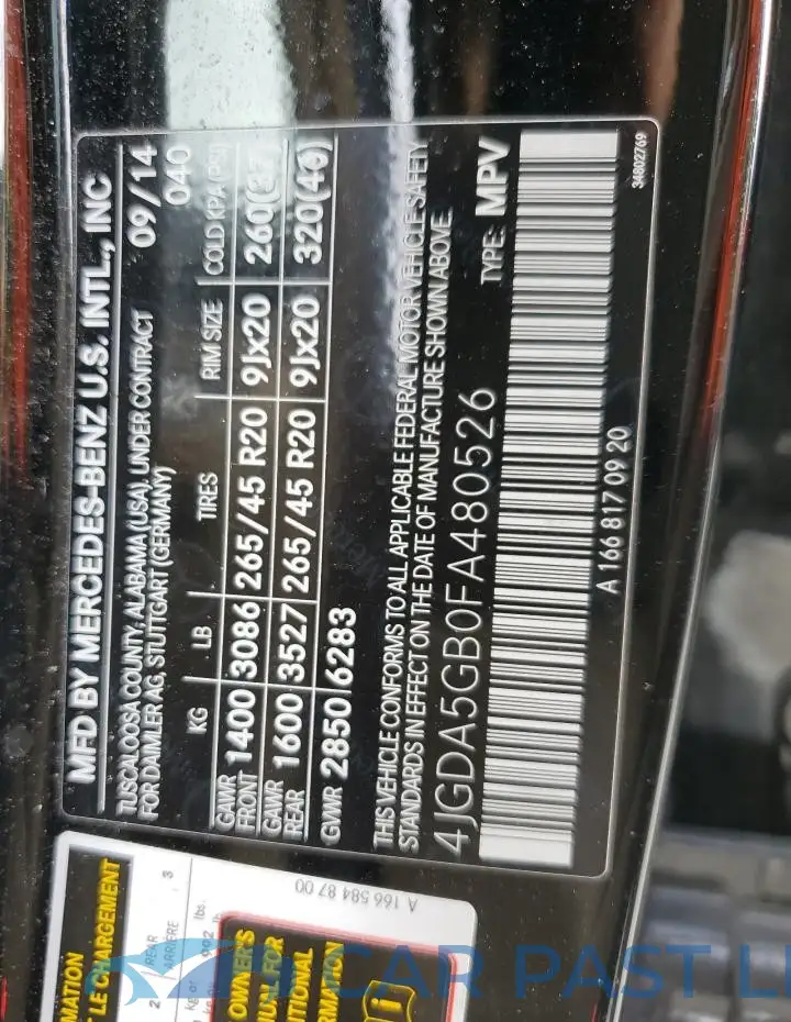 4JGDA5GB0FA480526# 13
