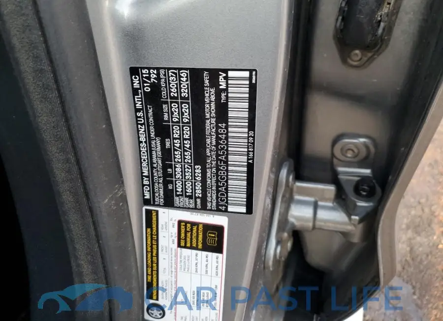 4JGDA5GB6FA536484# 14