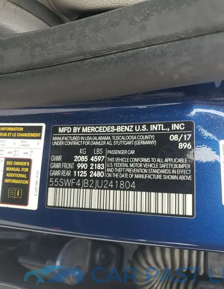 55SWF4JB2JU241804# 12