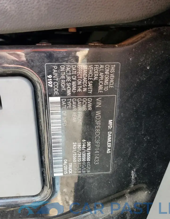 WD3PE8DC3FP141433# 12