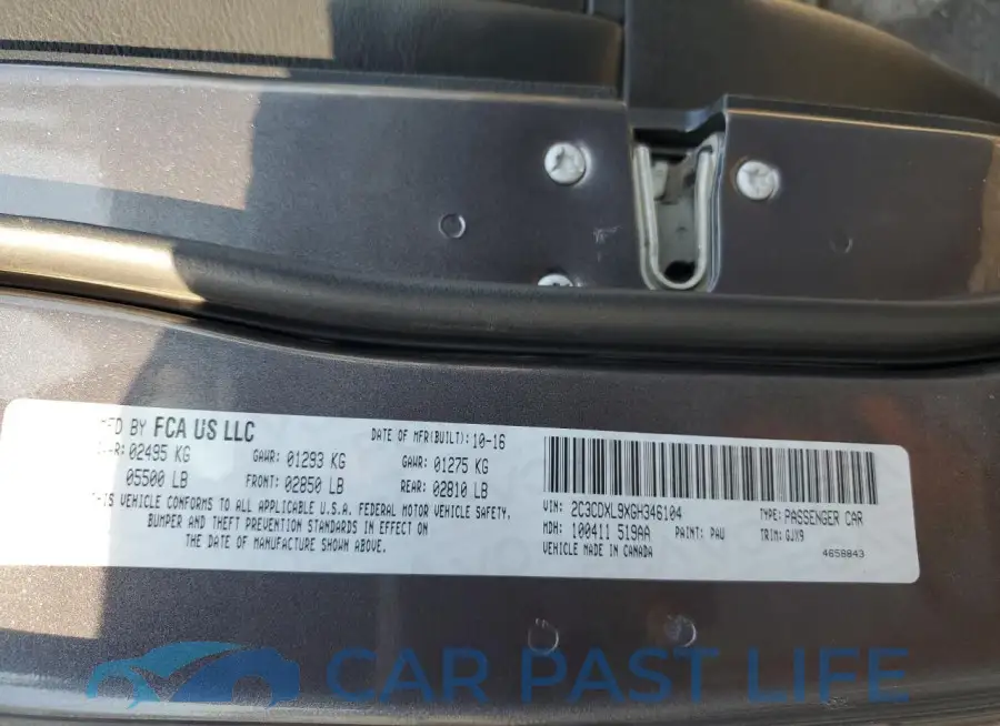 2C3CDXL9XGH346104# 13