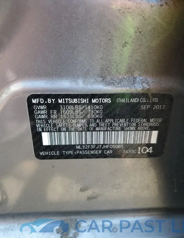 ML32F3FJ7JHF05065# 12