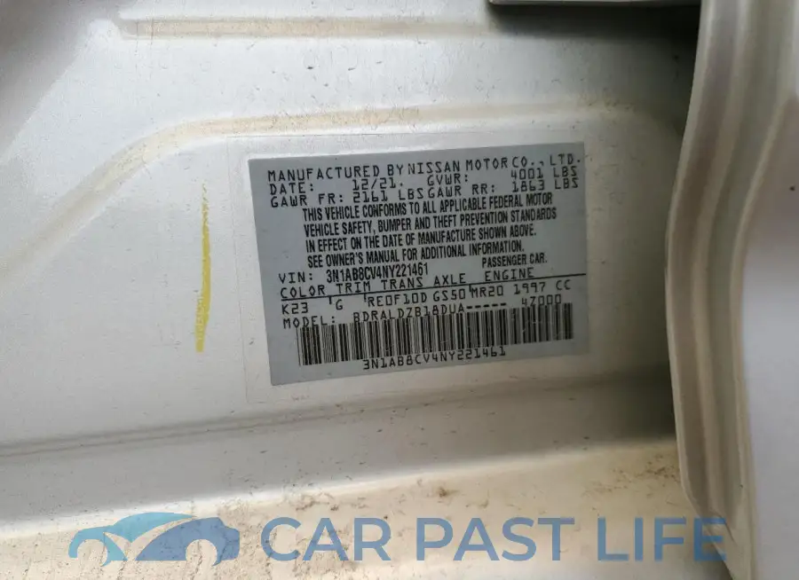 3N1AB8CV4NY221461# 13