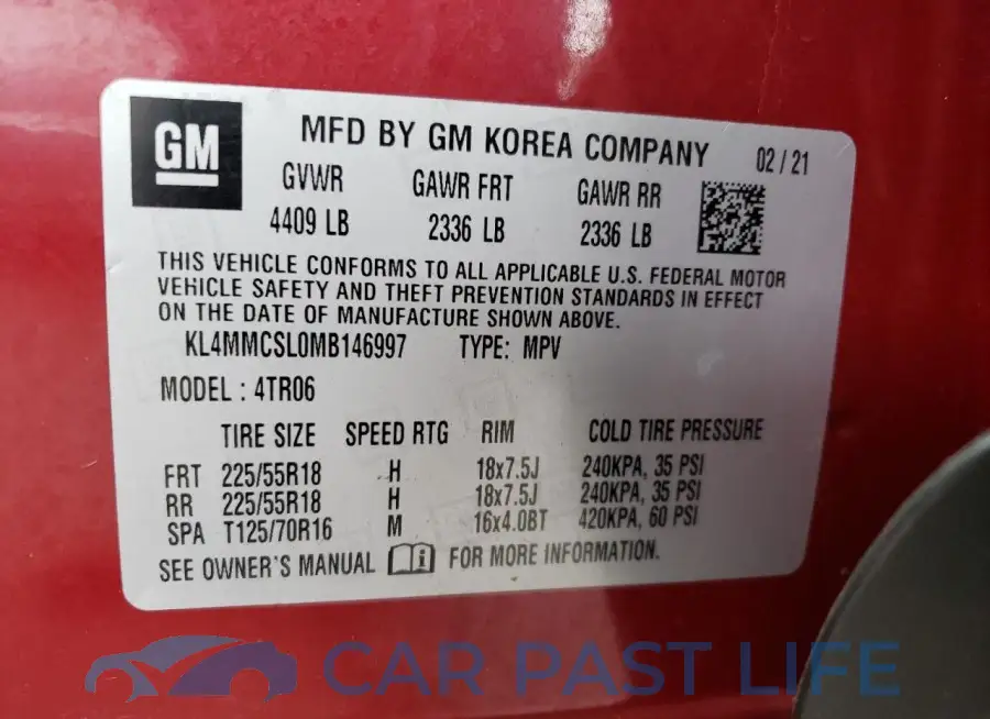 KL4MMCSL0MB146997# 12