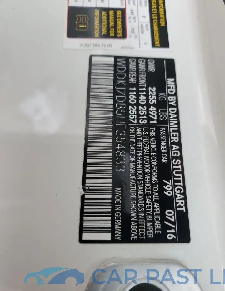 WDDKJ7DB5HF354833# 12