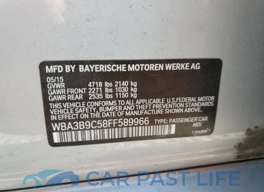 WBA3B9C58FF589966# 12
