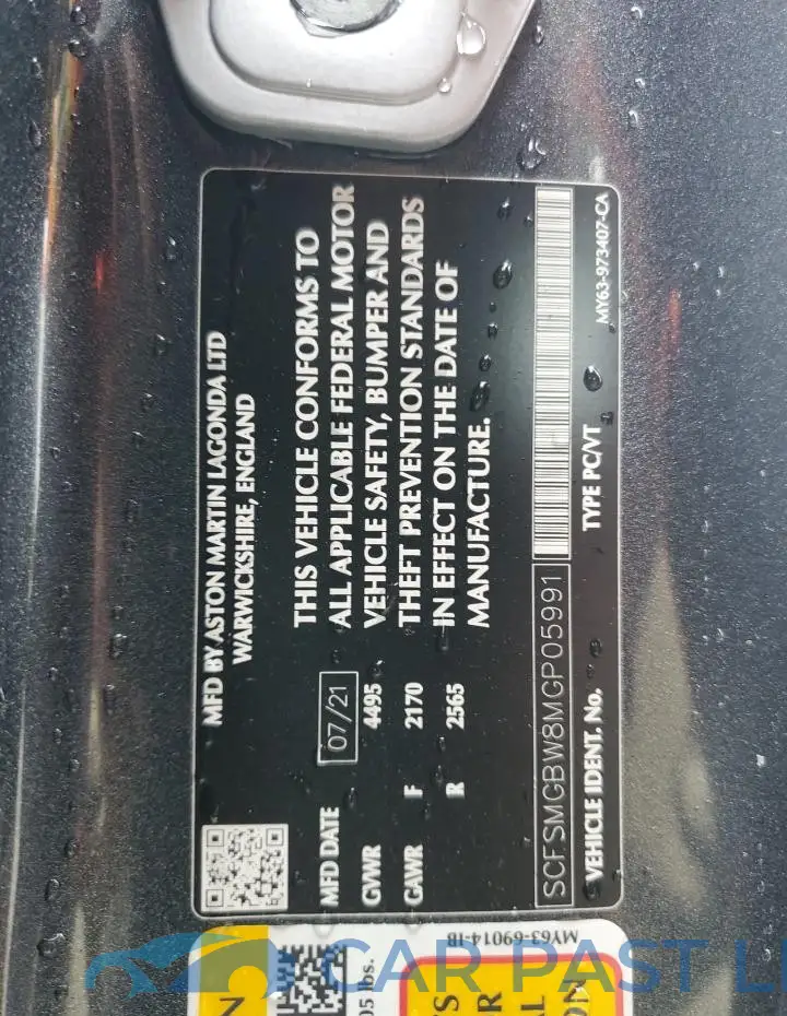 SCFSMGBW8MGP05991# 12