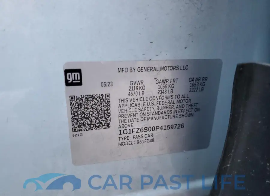 1G1FZ6S00P4159726# 13