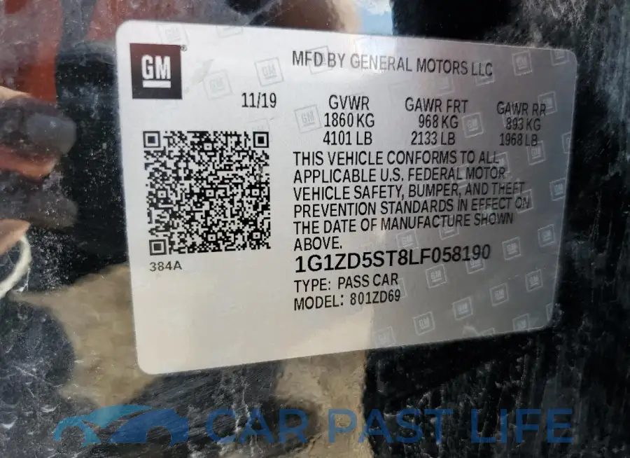 1G1ZD5ST8LF058190# 12