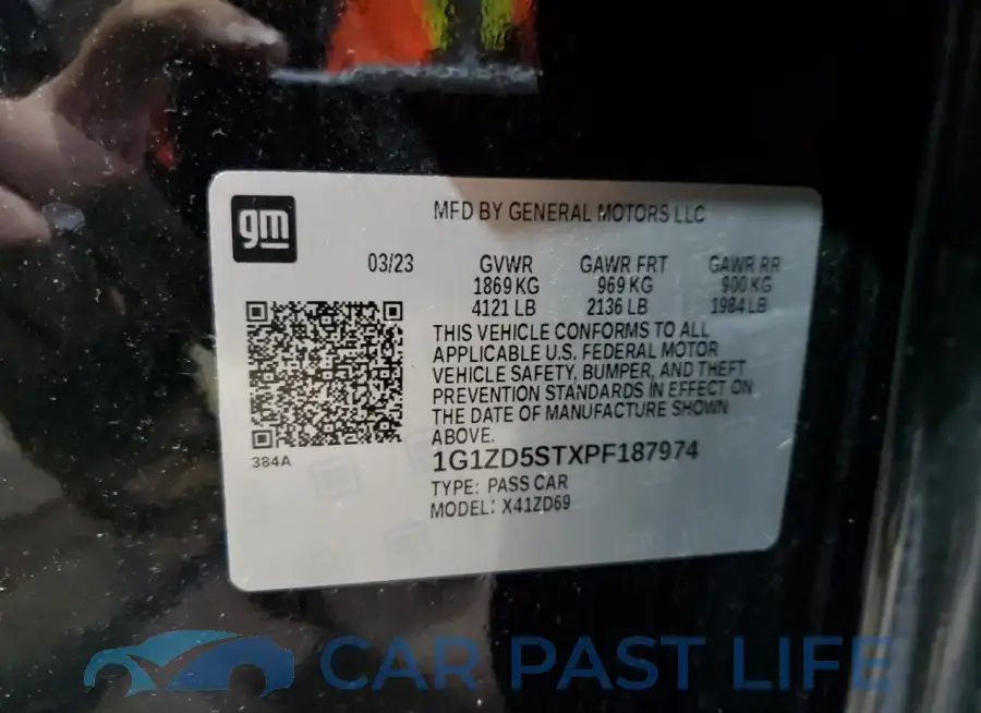1G1ZD5STXPF187974# 12