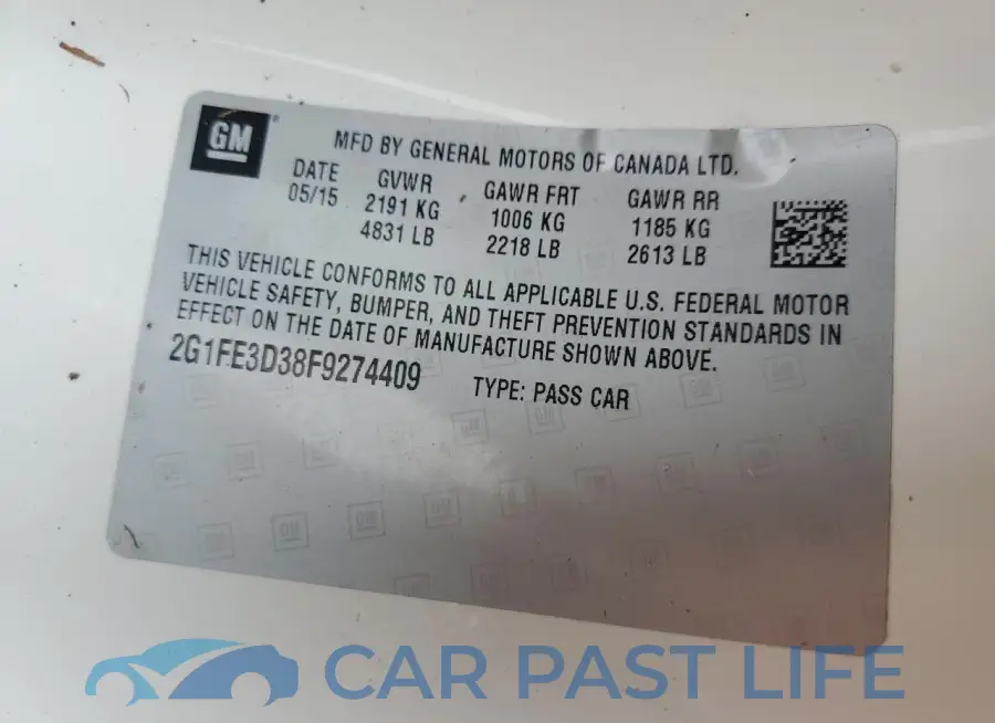 2G1FE3D38F9274409# 13