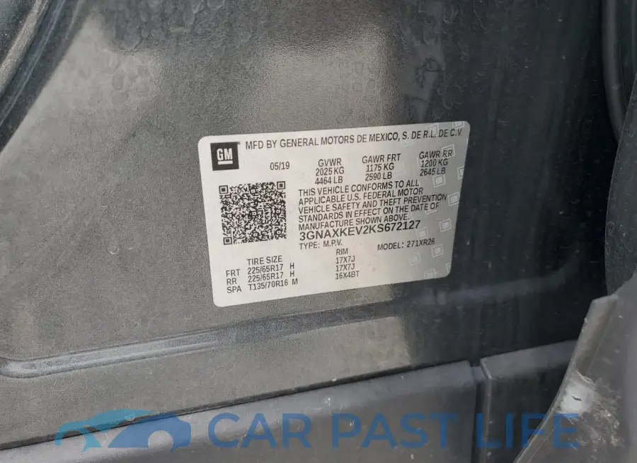 3GNAXKEV2KS672127# 13