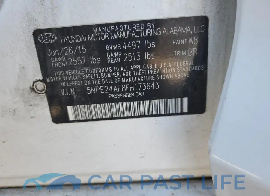 5NPE24AF8FH173643# 12
