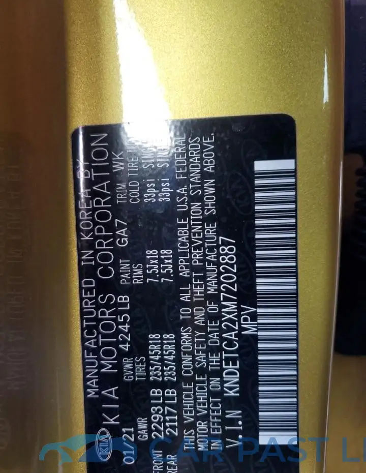 KNDETCA2XM7202887# 13