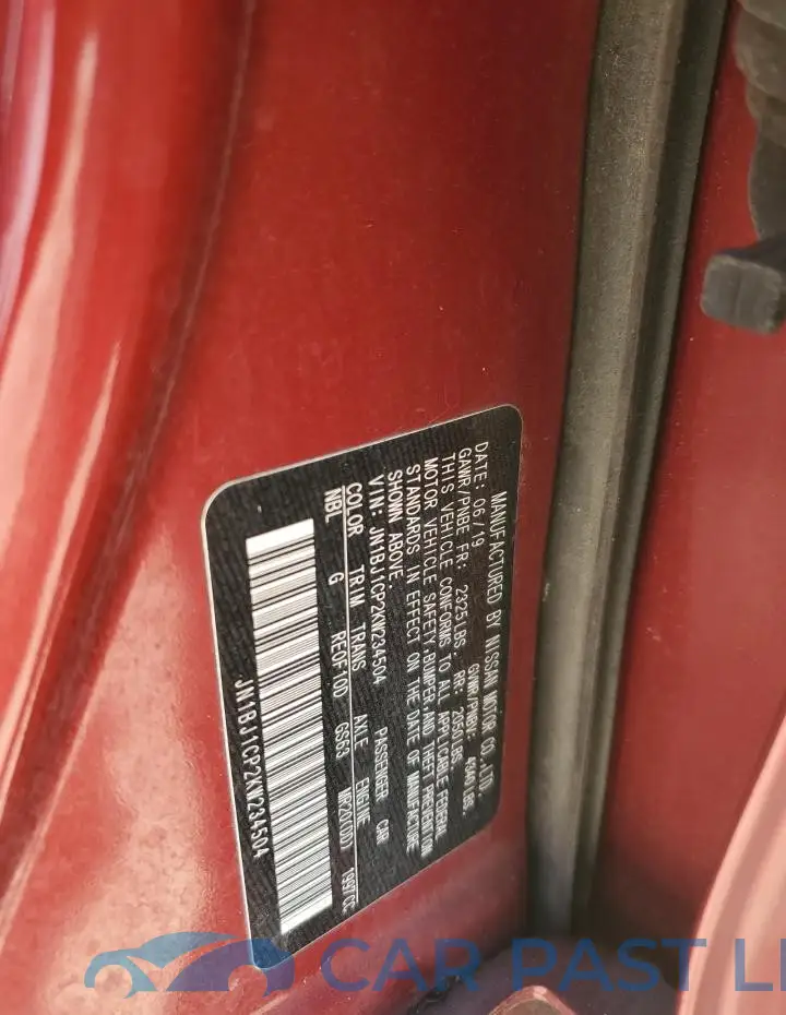 JN1BJ1CP2KW234504# 13