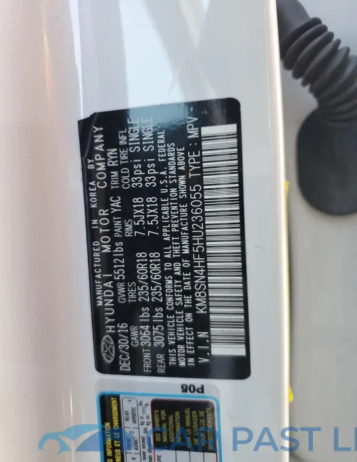 KM8SN4HF5HU236055# 14