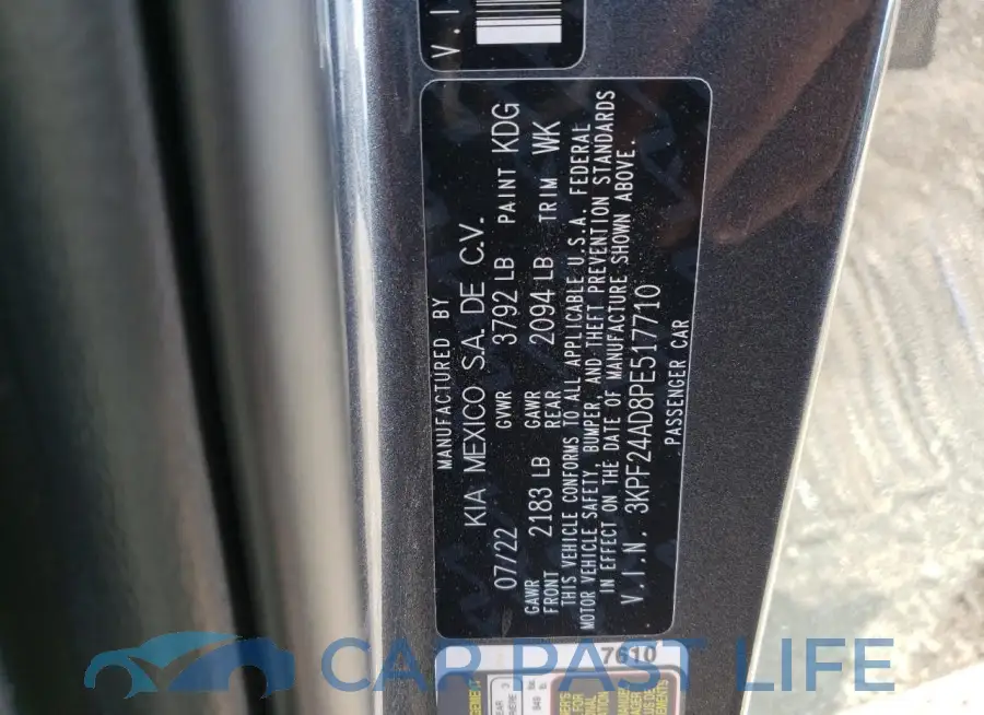 3KPF24AD8PE517710# 13