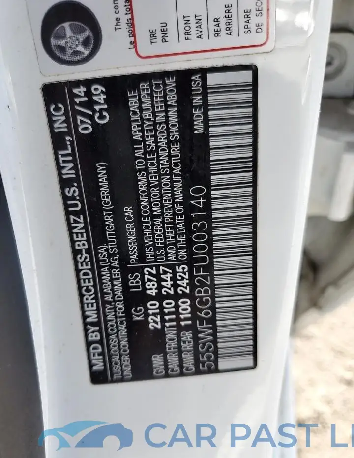 55SWF6GB2FU003140# 12