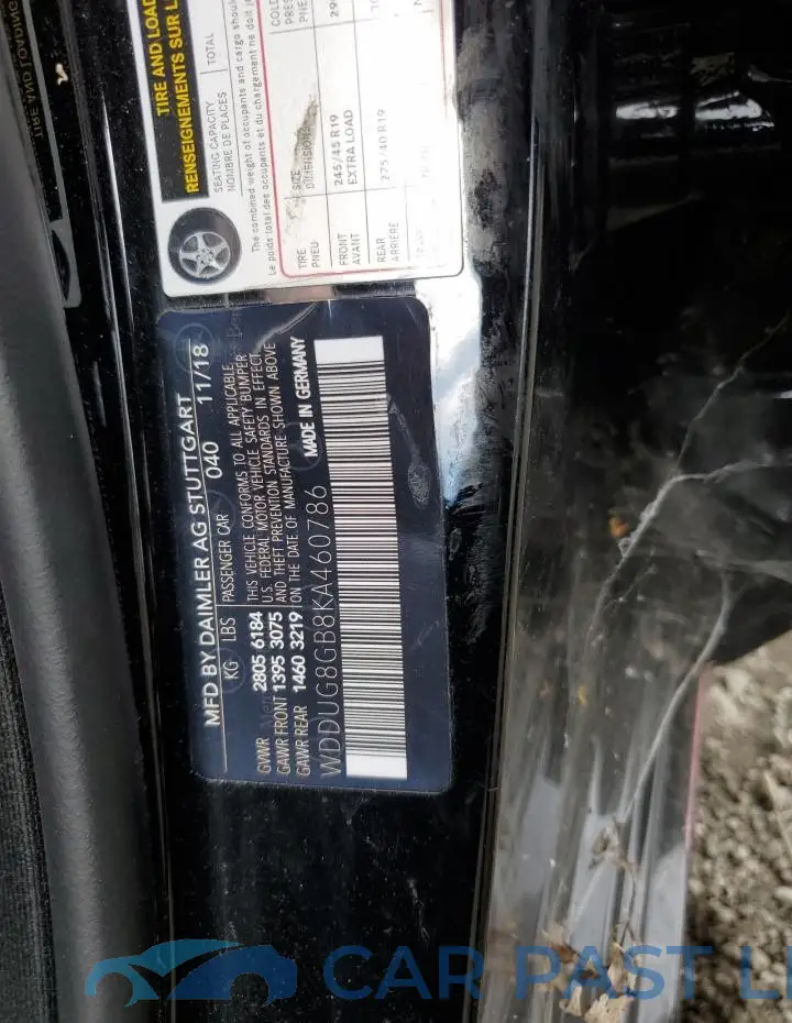 WDDUG8GB1KA460161# 13