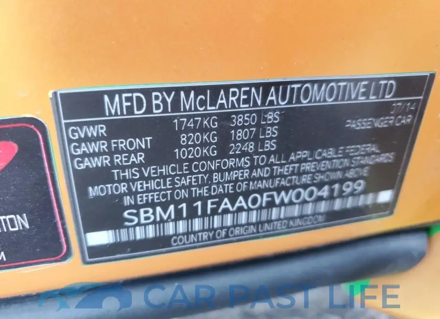 SBM11FAA0FW004199# 12