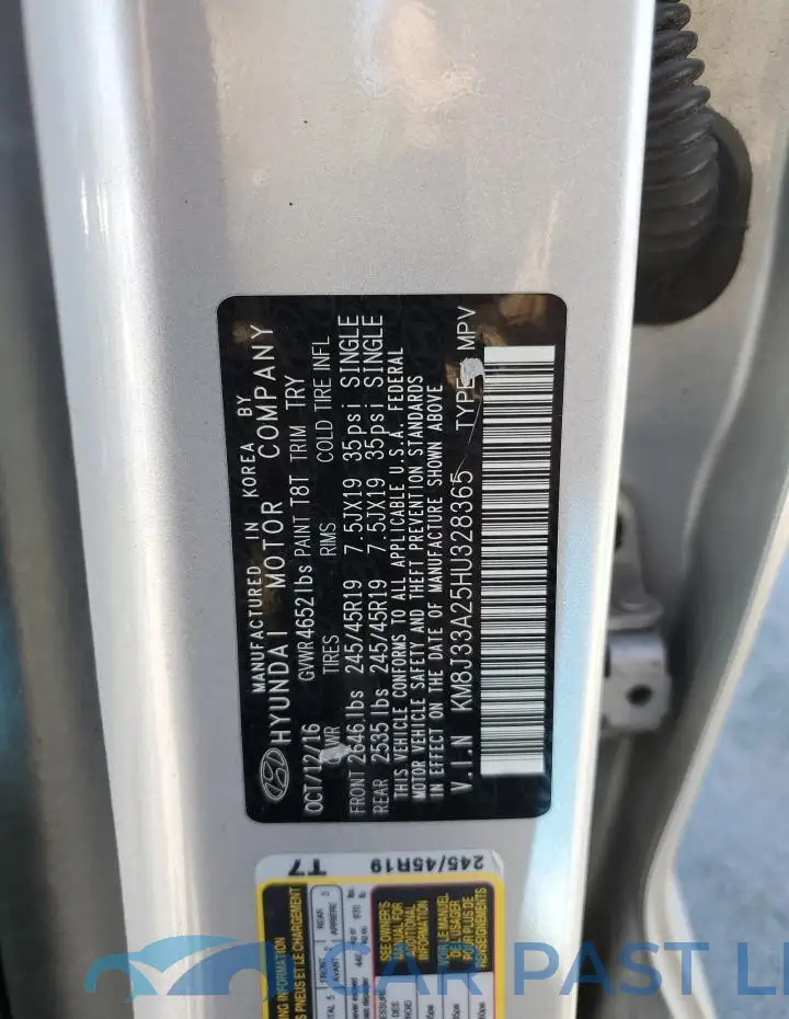 KM8J33A25HU328365# 13