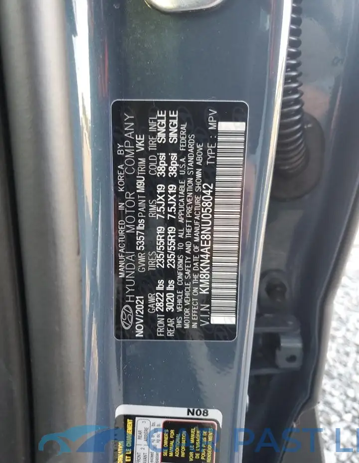 KM8KN4AE8NU058042# 14