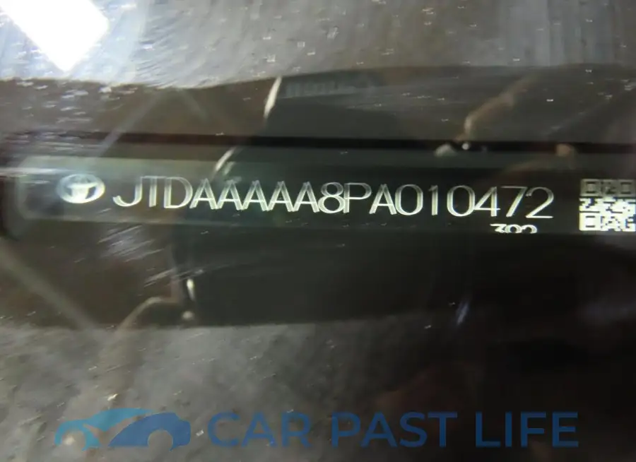 JTDAAAAA8PA010472# 10