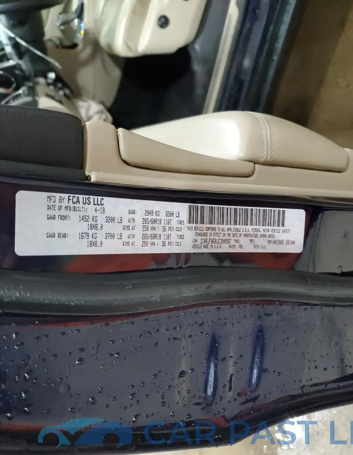 1C4RJFBG8JC390587# 13