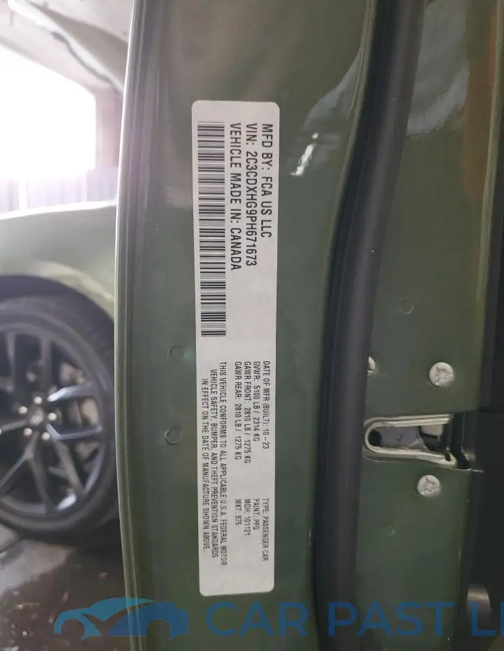 2C3CDXHG9PH671673# 13