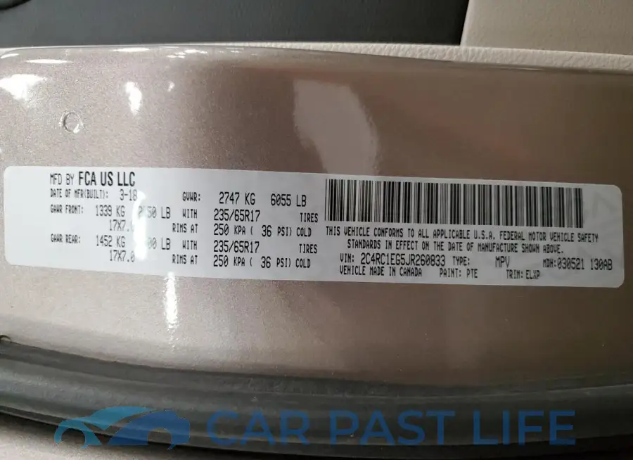 2C4RC1EG5JR260833# 13