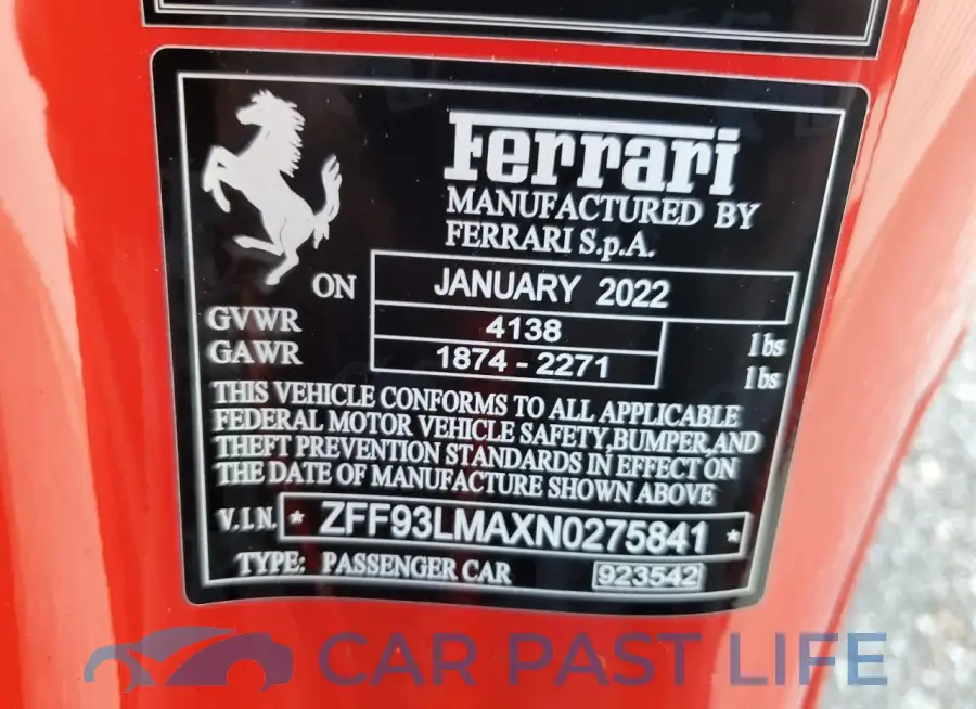 ZFF93LMAXN0275841# 12