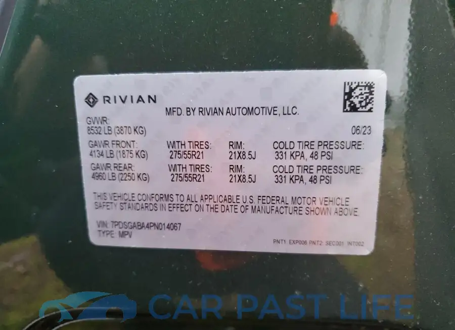 7PDSGABA4PN014067# 14