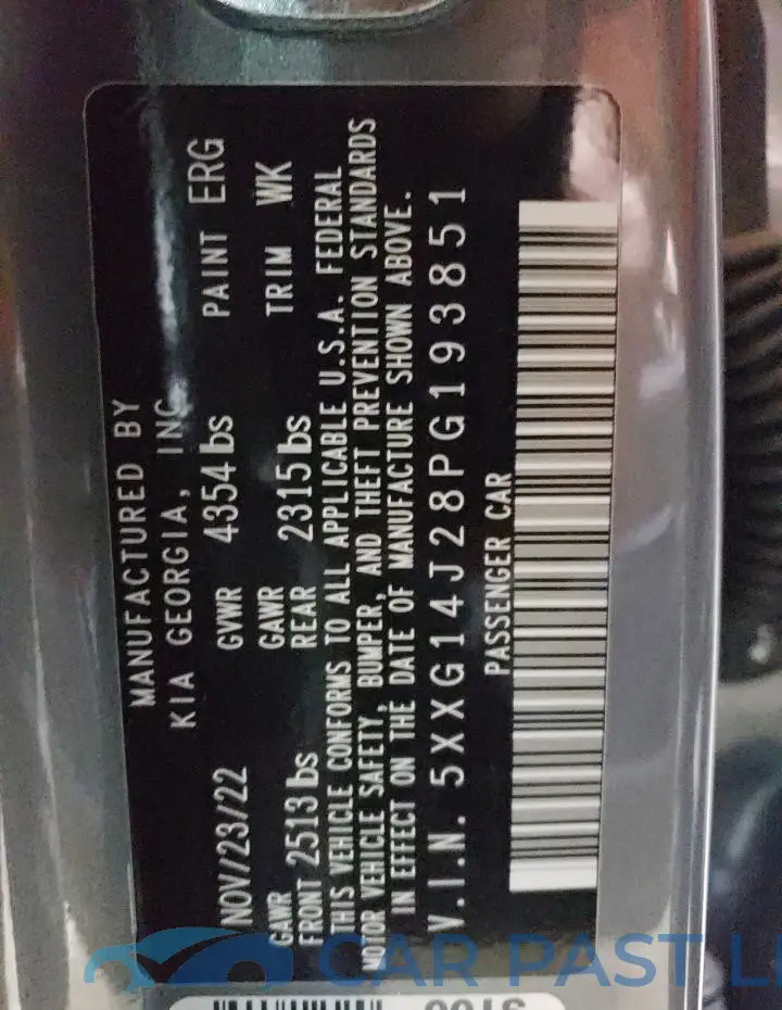 5XXG14J28PG193851# 13