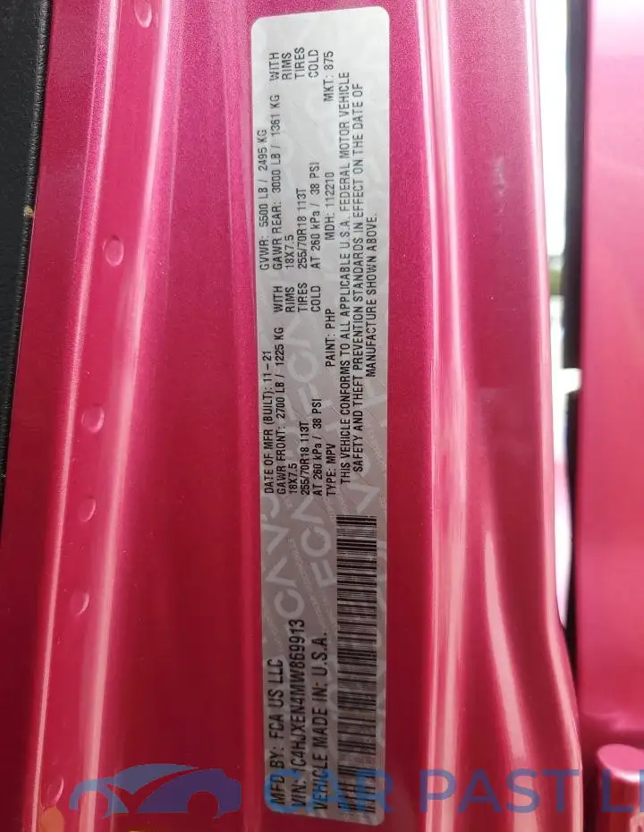 1C4HJXEN4MW869913# 14