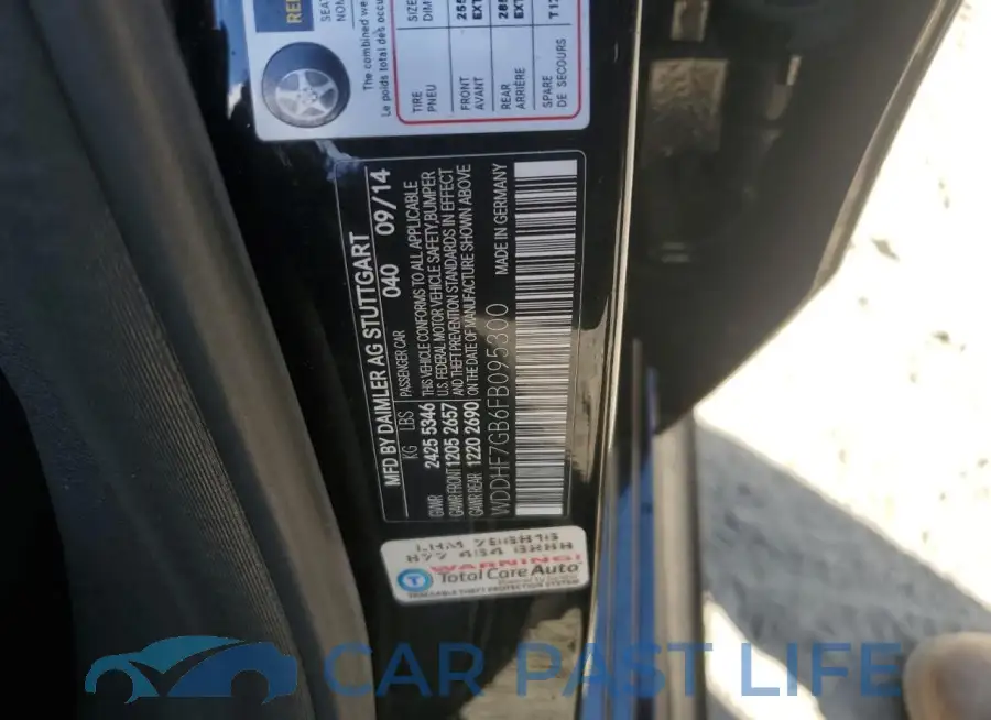 WDDHF7GB6FB095300# 12