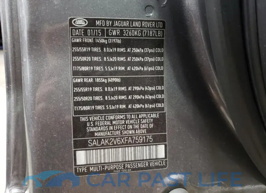 SALAK2V6XFA759175# 13
