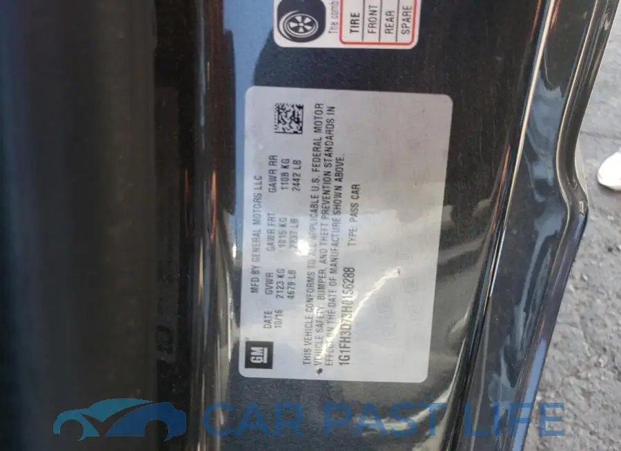 1G1FH3D73H0156288# 12