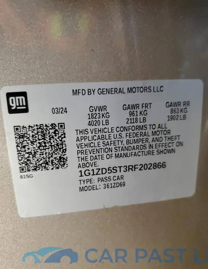 1G1ZD5ST3RF202866# 12