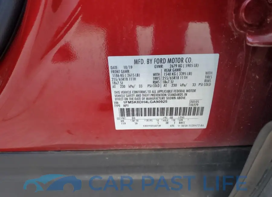 1FMSK8DH4LGA90925# 13