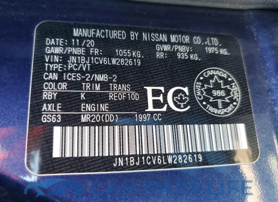 JN1BJ1CV6LW282619# 14