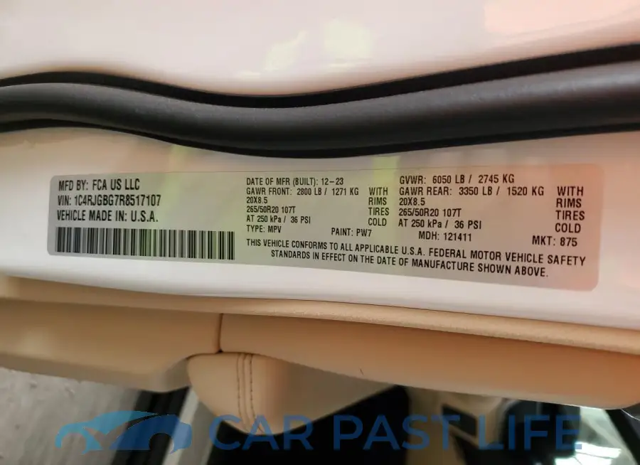 1C4RJGBG7R8517107# 12