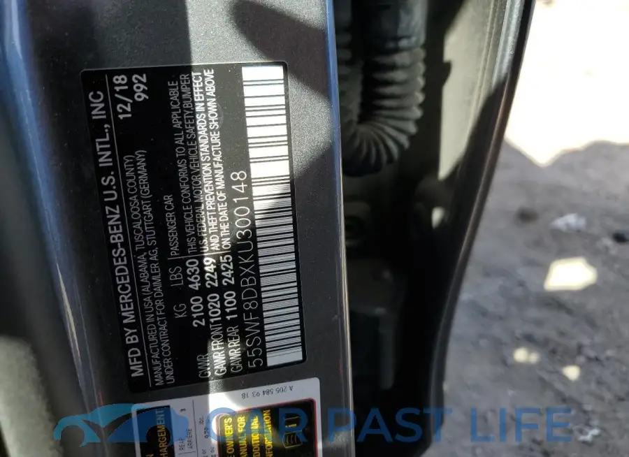 55SWF8DBXKU300148# 12
