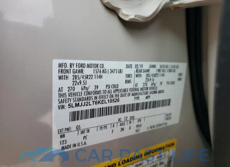 5LMJJ2LT6KEL10526# 13