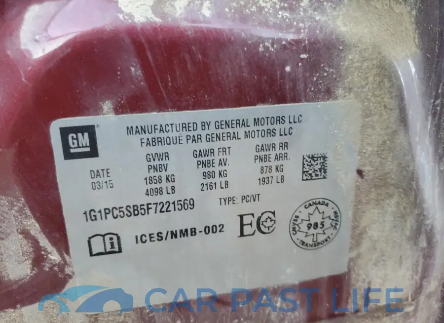 1G1PC5SB5F7221569# 12
