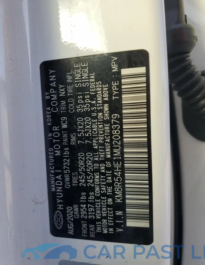 KM8R54HE1MU208379# 14