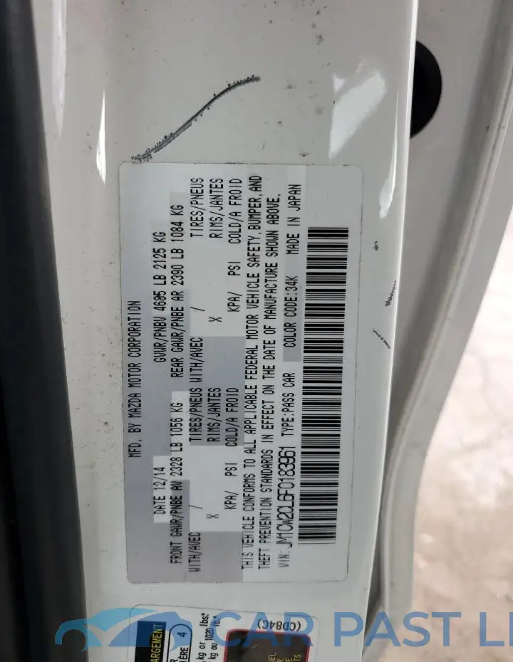JM1CW2CL6F0183961# 13