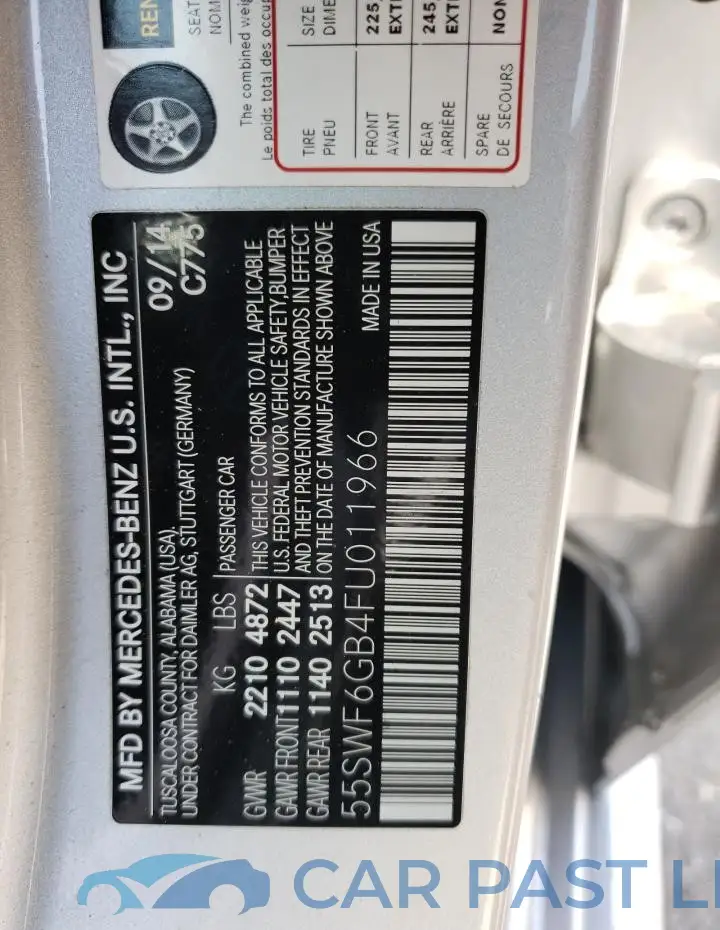 55SWF6GB4FU011966# 13