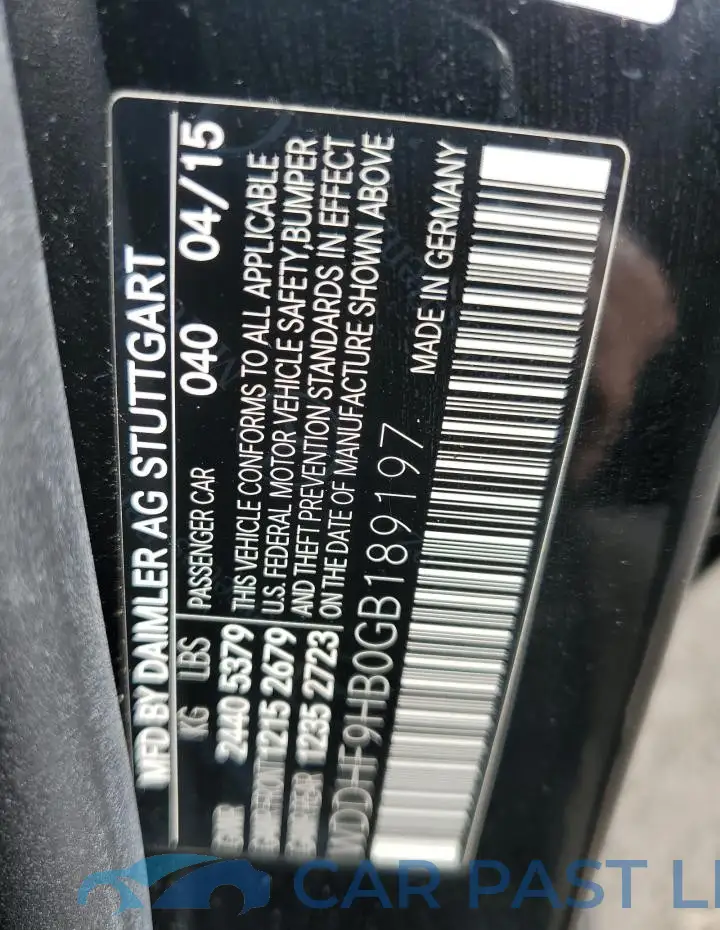 WDDHF9HB0GB189197# 12