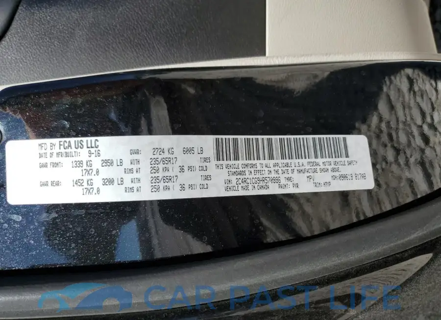 2C4RC1CG9HR570996# 13
