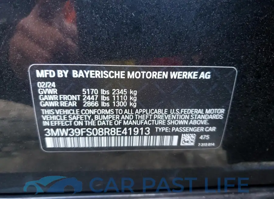 3MW39FS08R8E41913# 13